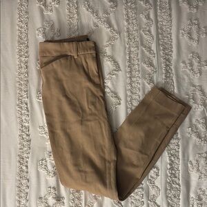 Express Tan Skinny Pants with Slim Fit and Smooth Fabric